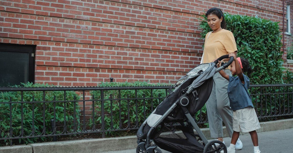 Baby stroller lifestyle photo for UPPAbaby Vista V3 vs Bugaboo Fox 5: Premium Strollers Compared